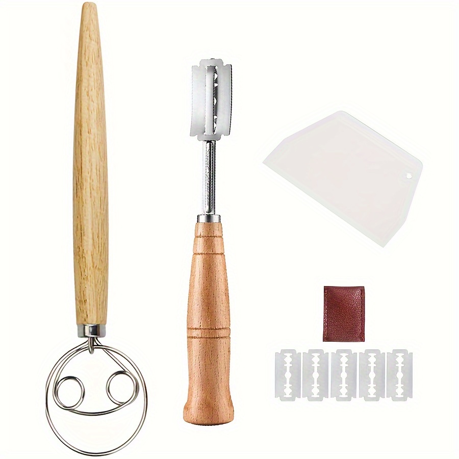 Danish Pancake Pan - Bread Lame Danish Dough Whisk Kit,